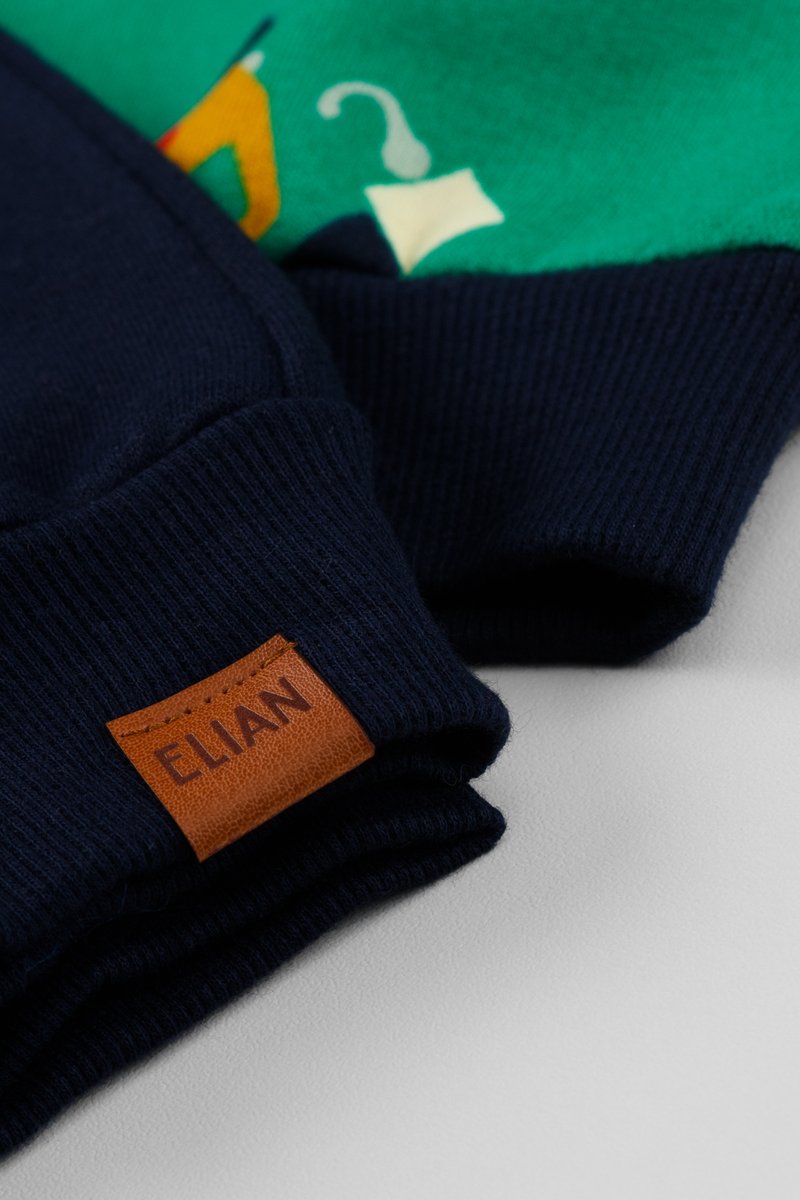 06 conjunto longo com colete moletom bebe menino elian