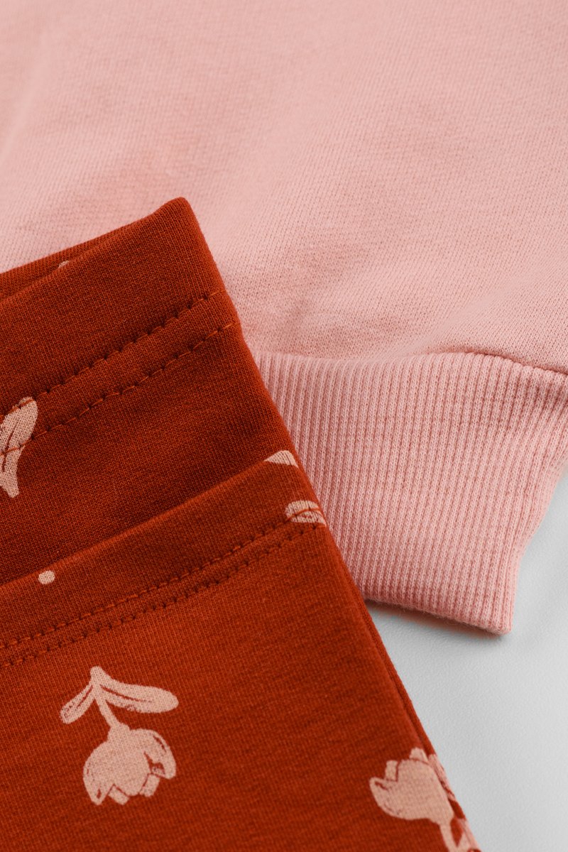 05 conjunto blusao moletom infantil menina love elian