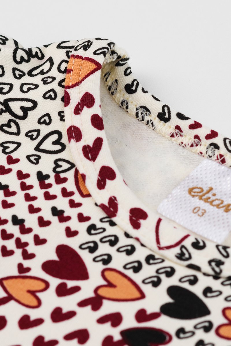 04 conjunto blusao e legging molecotton infantil menina elian