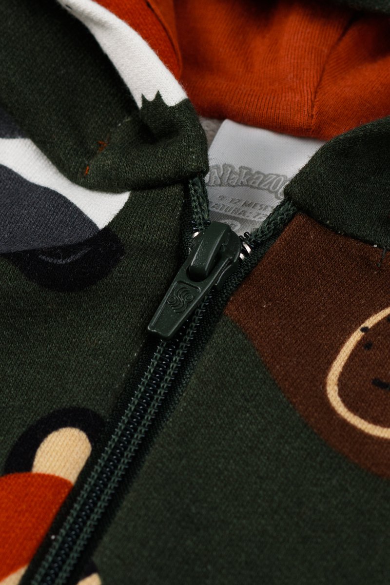 04 conjunto jaqueta moletom bebe menino floresta alakazoo