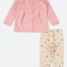 03 conjunto casaco moletom e legging infantil menina alakazoo