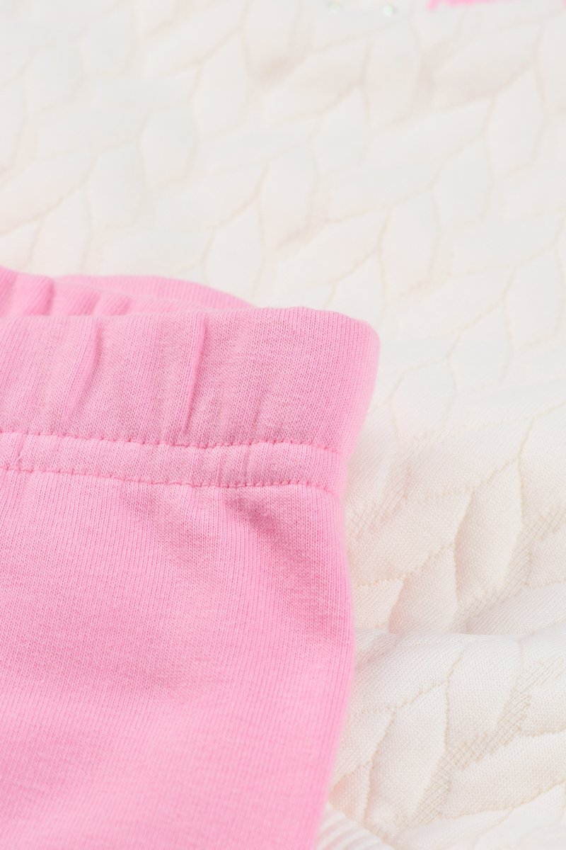 05 conjunto blusao em matelasse infantil menina alakazoo