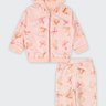 02 conjunto bebe menina em polar fleece sublimado glinny
