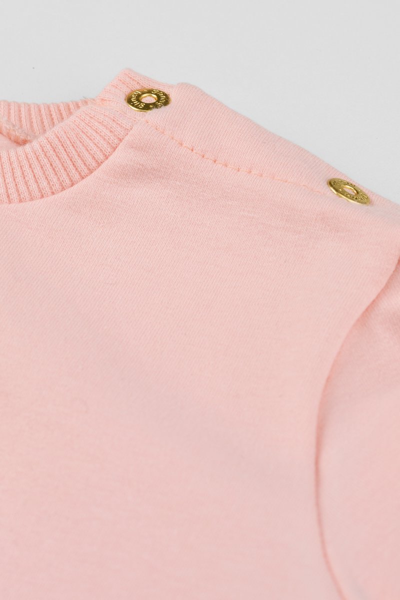 04 conjunto bebe menina em molecotton ursinho glinny