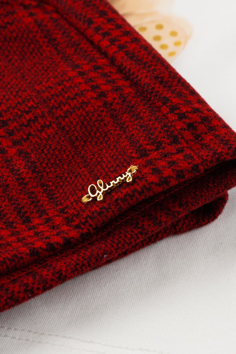 05 conjunto blusa suedine e short infantil menina glinny