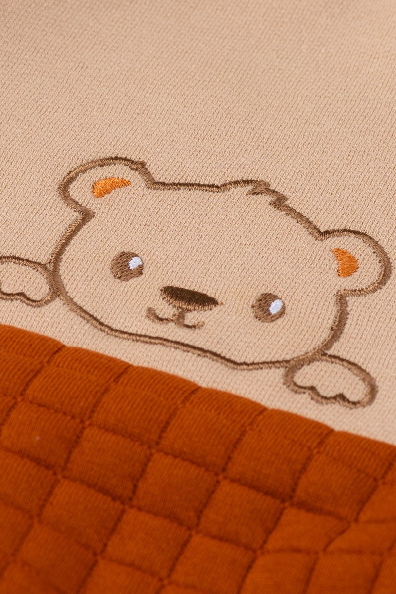 04 conjunto bebe menino em moletom peluciado glinny