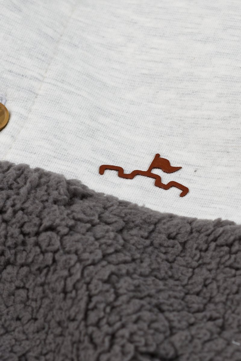 04 conjunto blusao em molecotton e pelo bebe menino glinny