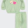 Conjunto Molecotton Peluciado Bebê Menina Boca Grande Conjunto Molecotton Peluciado Bebê Menina Boca Grande