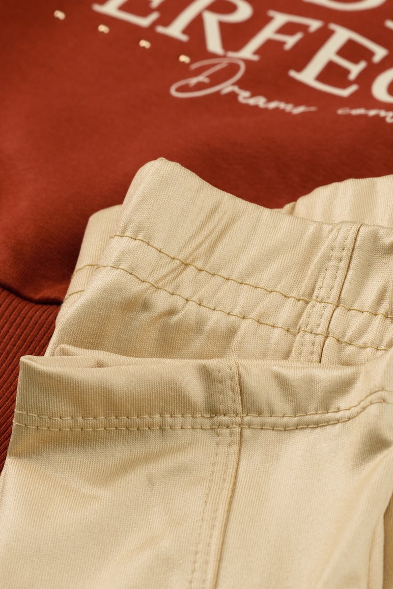 05 conjunto blusao e legging cirre infantil menina milli nina