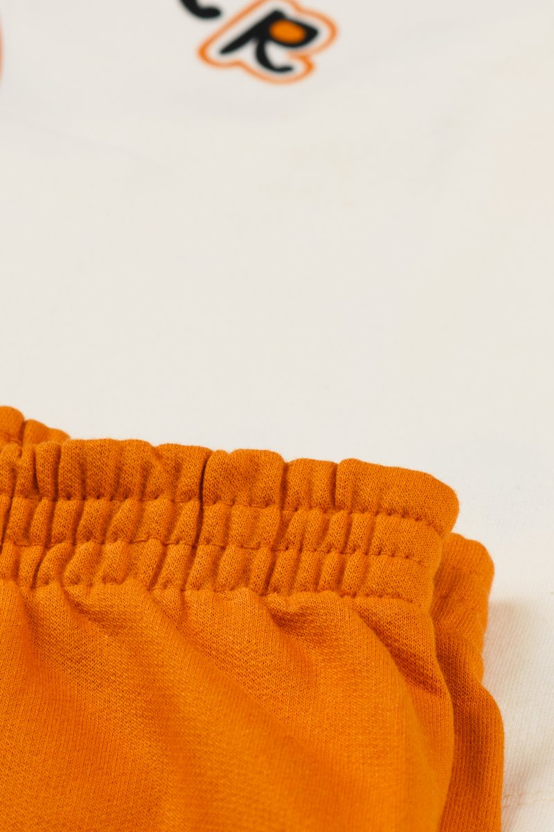 05 conjunto moletom peluciado infantil menino roaaarr marlan