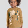02 camiseta manga longa infantil menino dinosaur brandili