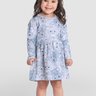 02 vestido manga longa em cotton infantil menina brandili