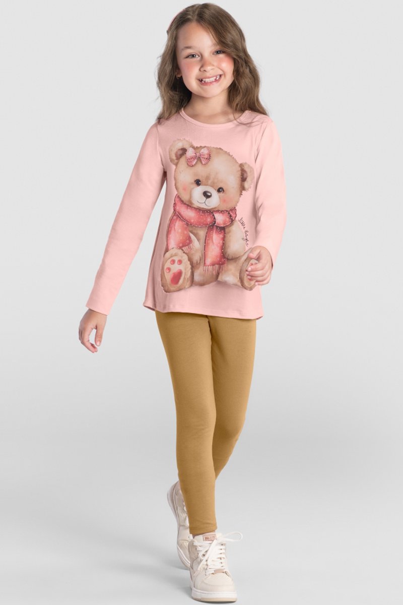 03 conjunto longo em cotton infantil menina brandili