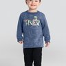 02 conjunto moletom infantil menino t rex brandili