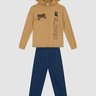 01 conjunto moletom infantil menino player brandili