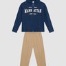 01 conjunto moletom infantil menino manhattan brandili