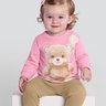 07 conjunto moletom bebe menina ursinho brandili
