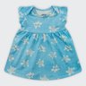 Vestido Bebê Menina em Meia Malha Estampada Alakazoo Vestido Bebê Menina em Meia Malha Estampada Alakazoo